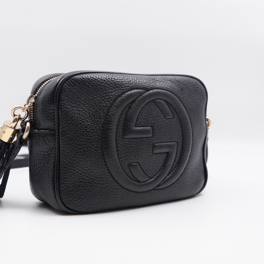 CD06 💖 Gucci Soho Disco Black Leather - Picture 6 of 13